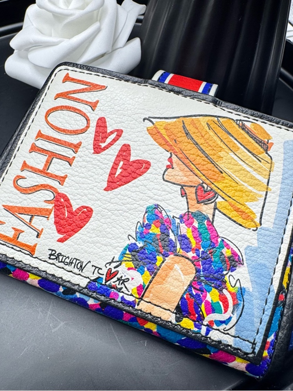 Brighton Fashionista Cover Girls Multicolor Small Wallet
